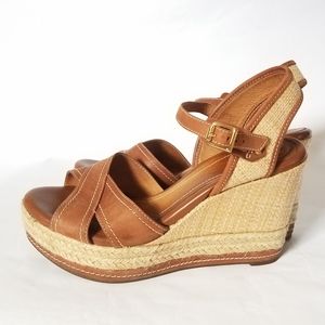 clarks women's amelia air espadrille platform wedges